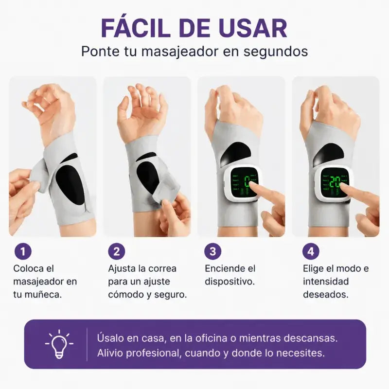MASAJEADOR DE MUÑECA + ENVÍO GRATIS